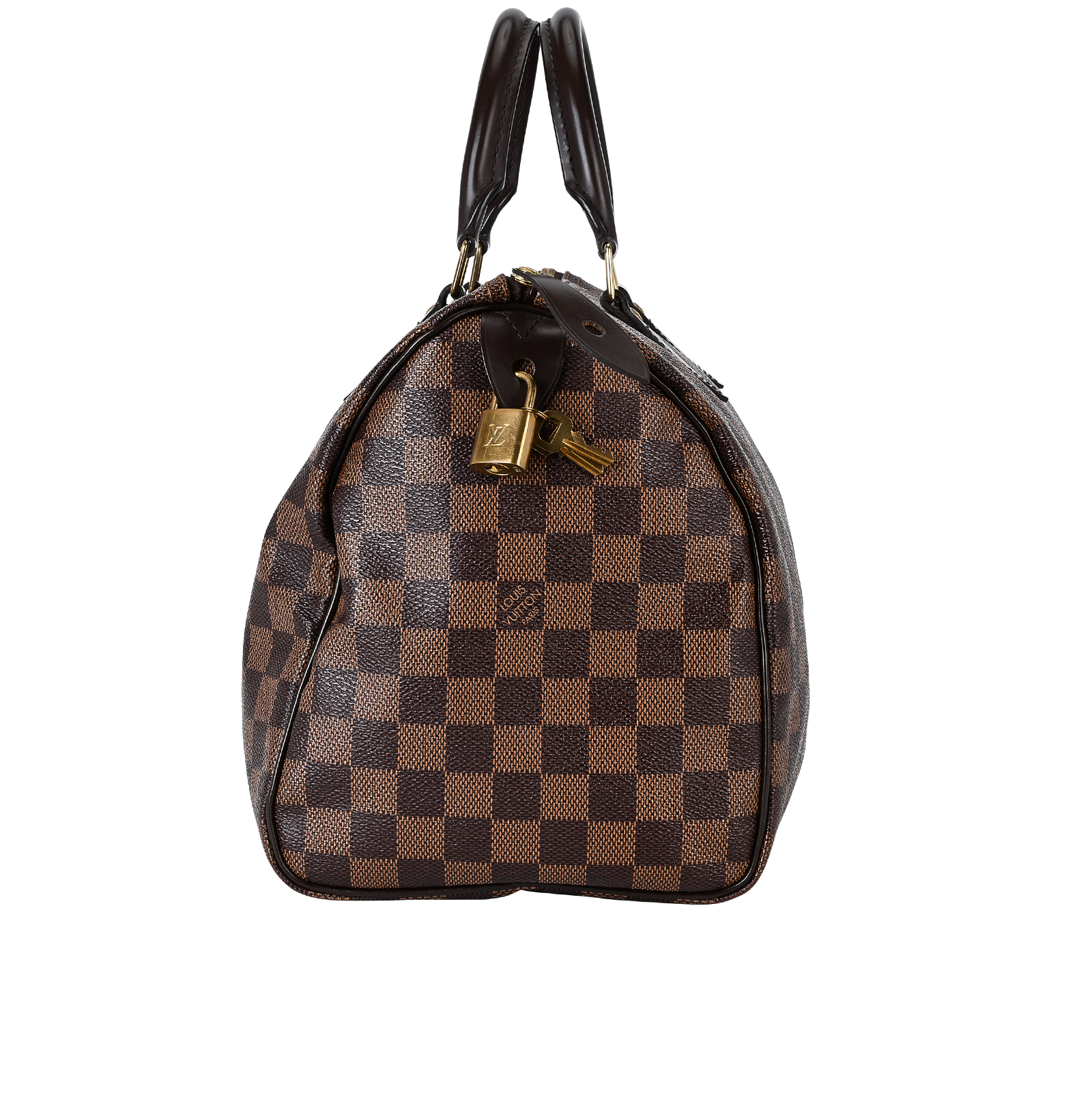 Speedy 30, &pound;850, Handbags, Brown, Canvas, Side view